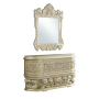 Vatican - Dresser - Champagne Silver Finish, 73" Wide