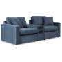 Cozymax - Ink - 3-Piece Sectional Loveseat With Audio System, 93"