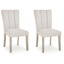 Larawyn Dining Upholstered Side Chair (Set of 2) Bisque