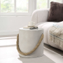 Gene - Accent Table - Natural Gray Finish, 16"