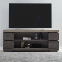 Piedmont - 84'' TV Console - Charcoal / Ash - Gray