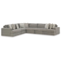 Avaliyah - Ash - 6-Piece Sectional, 162.25"