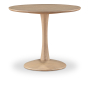Tulip - 36" Dining Table - Natural Oak, 36"