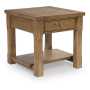 Vandenmore Rectangular End Table Medium Brown, 24"