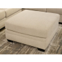 Mandi Point Oversized Accent Ottoman Marble