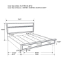 Miranda - Wood Eastern King Storage Panel Bed