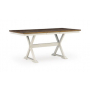 Brinfern Dining Room Counter Butterfly Extension Table Brown / Antique White, 78"