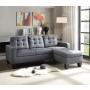 Earsom - Sofa - Gray Linen - 35", 81"