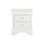 Pompei - Croc Nightstand - Metallic