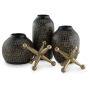 Vinburn - Black / Gold Finish - Accessory Set (Set of 5), 5"