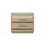 Genesis - Nightstand With LED - Gold