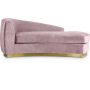 Julian - Chaise - Navy - Fabric