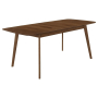 Redbridge - Extension Leaf Dining Table - Natural Walnut, 59"