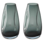 Beamund - Teal Blue - Vase (Set of 2) - 9", 5.13"