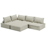 Bales - Taupe - 5-Piece Modular Seating, 117"