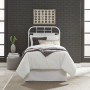 Vintage Series - Twin Metal Headboard - Antique