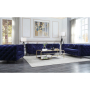 Atronia - Sofa - Blue Fabric, 90"