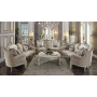 Picardy - Sofa - Fabric & Antique Pearl - 46", 113"