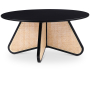 Butterfly - Coffee Table - Black, 38"