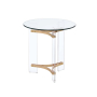 Sosi - End Table - Gold Finish, 23"