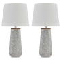 Chaston - Antique White - Metal Table Lamp (Set of 2)