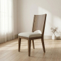 South Bend - Panel Back Side Chair (RTA) - Brown - Light Brown