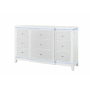 Alina - Dresser With LED - White, 62" Wide