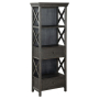 Tyler Creek - Black / Gray - Display Cabinet