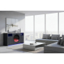Nyla - 60" Entertainment Unit With Speakers And LED - Dark Gray / Light - Dark Gray