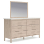 Cadmori - Two-Tone - Dresser And Mirror, 63.54" Wide