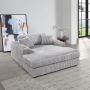Hilde - Chaise With 2 Pillows - Light