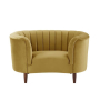 Millephri - Chair - Olive Yellow Velvet