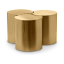 Dimple - 18" 3 Piece Modular Coffee Table, 30"