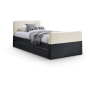 Ivy - Twin Trundle / Storage Bed - Black / Cream