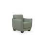 Valeria - Chair - Watery Leather - Dark Gray