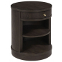 Leighmour Accent Table Dark Brown, 21"