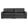 Brindley Pier - Fog - 2-Piece Sectional Loveseat, 96"
