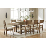 Cabalynn - Oatmeal / Light Brown - 9 Pc. - Dining Room Table, 8 Side Chairs