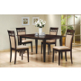 Gabriel - 5 Piece 59" Rectangular Dining Set - Cappuccino