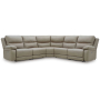 Narwhal Place - Pebble - 5-Piece Power Reclining Sectional, 142"