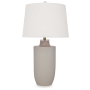 Cylener - Off White - Ceramic Table Lamp