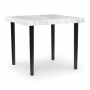 Mervannie Square Dining Room Counter Table Gray / Black, 42"