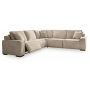 Carceri 5-Piece Power Sectional Reclining Sofa Cashmere