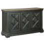 Tyler Creek - Black / Gray - Dining Room Server