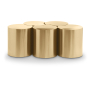 Dimple - 20" 5 Piece Modular Coffee Table, 50"
