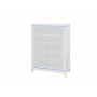 Alina - Chest With LED - White, 52" Tall