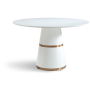 Hans - Dining Table - White, 47.5"