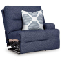 Acklen Place Raf Zero Wall Power Recliner Navy, 42"