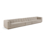 Modari - Fabric Upholstered 3 Piece Modular Sofa - Beige, 193.5"