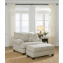 Asanti - Fog - 2 Pc. - Chair and a Half, Ottoman